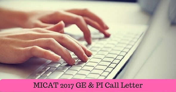 MICAT (II) 2017; GE & PI Call Letter Available for Download