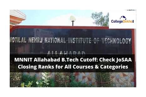 MNNIT Allahabad B.Tech Cutoff