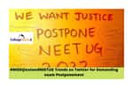 #MODIJIextendNEETUG Trends on Twitter - Aspirant Continue Demand to Postpone NEET 2022