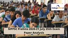 MPPSC Prelims 25th July 2021 Paper 1 Question Paper Analysis (Released), Answer Key