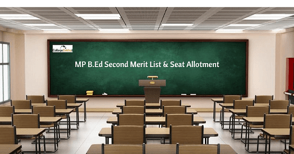 MP B.Ed Second Merit List & Seat Allotment