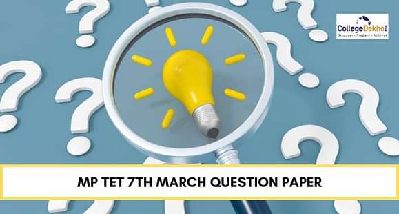 MP TET 7th March question paper