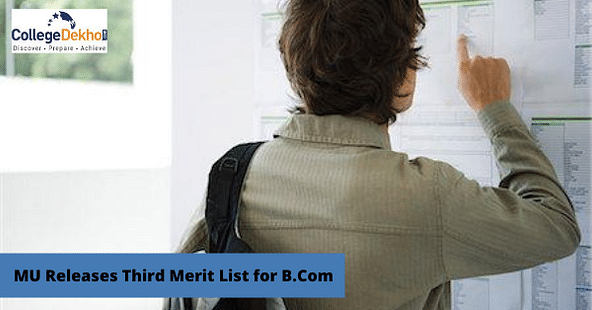 Mumbai University B.Com 3rd Merit List 2021