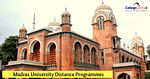 Madras University Distance Programmes Admission 2019: Important Dates