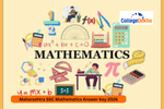 Maharashtra SSC Mathematics Part-I Algebra Answer Key 2026