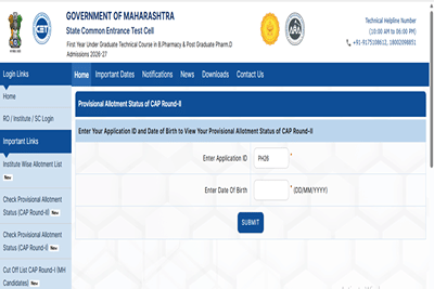 MH B.Sc Nursing CAP Round 2 Result 2026 (OUT): Check Selection List PDF ...