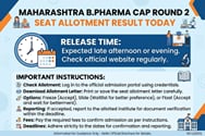 Maharashtra B.Pharma CAP Round 2 Seat Allotment Result Today: Release Time; Important Instructions