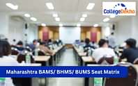 Maharashtra BAMS/ BHMS/ BUMS Seat Matrix 2024: Check College Name and Seat Intake