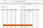 Maharashtra HSC Math and Statistics Answer Key 2026 - Check Unofficial Answers, Download PDF