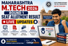 Maharashtra M.Tech 2026 Round 1 Seat Allotment Result LIVE Updates: Release Time; Important Instructions