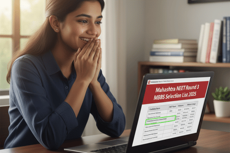 Maharashtra NEET Round 3 MBBS Selection List 2025