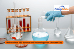 Maharashtra SSC Science and Technology Part 1 Answer Key 2026