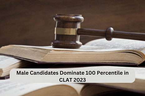 Male Candidates Dominate 100 Percentile in CLAT 2023