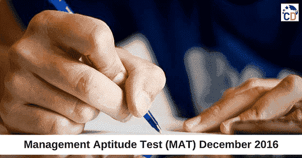 MAT December Pen-Paper Based Test Successfully Conducted on 11th December 2016