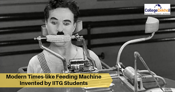 Modern Times with a Modern Twist: IIT Gandhinagar Students Invent Feeding Machine