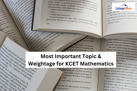 Most Important Topic & Weightage for KCET Mathematics