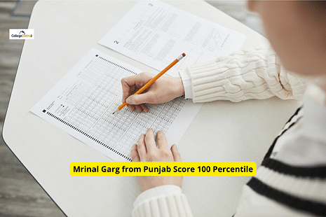Mrinal Garg from Punjab Score 100 Percentile in JEE Main 2022 Session 1