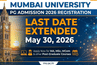 Mumbai University PG Admission 2026 Registration Last Date Extended: Check revised schedule here