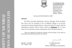 Mumbai University Postpones all Exams