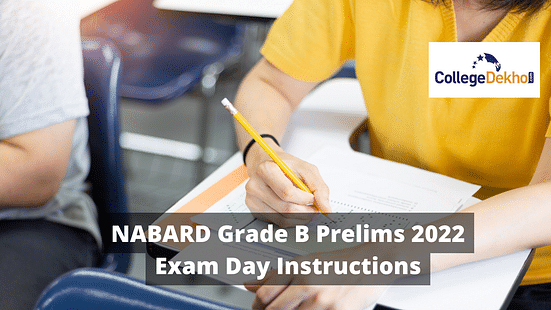 NABARD Grade B Prelims 2022 Exam Day Instructions