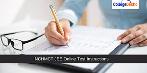 NCHMCT JEE 2024 Online Test Instructions