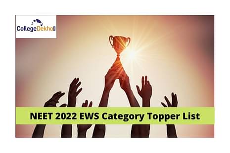 NEET 2022 EWS Category Topper List