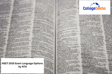NEET 2025 Exam Language Options by NTA