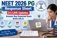 NEET 2026 PG Response Sheet LIVE Updates: Answer Key Expected Soon @nbe.edu.in
