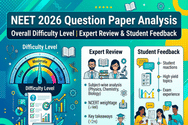 NEET 2026 Question Paper Analysis (OUT): Overall Difficulty Level; Check Experts Review & Student Feedback