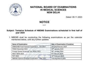 NEET MDS 2024 Exam Date Released