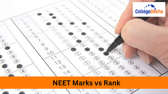NEET 2024 marks vs rank
