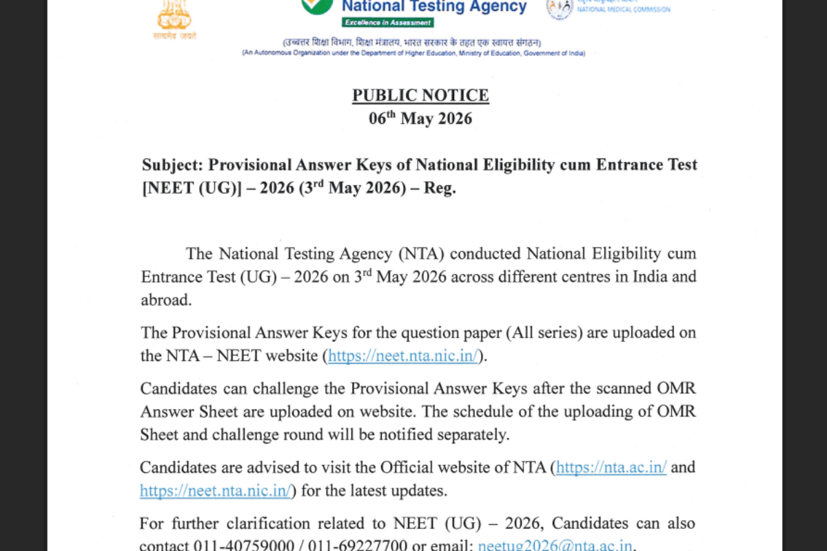 NEET OMR Response Sheet 2026 Release Date Prediction
