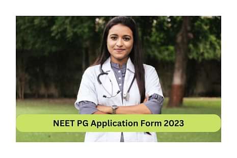 NEET PG Application Form 2023