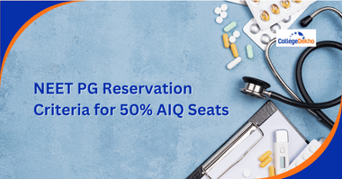 NEET PG Reservation Criteria for 50% AIQ Seats