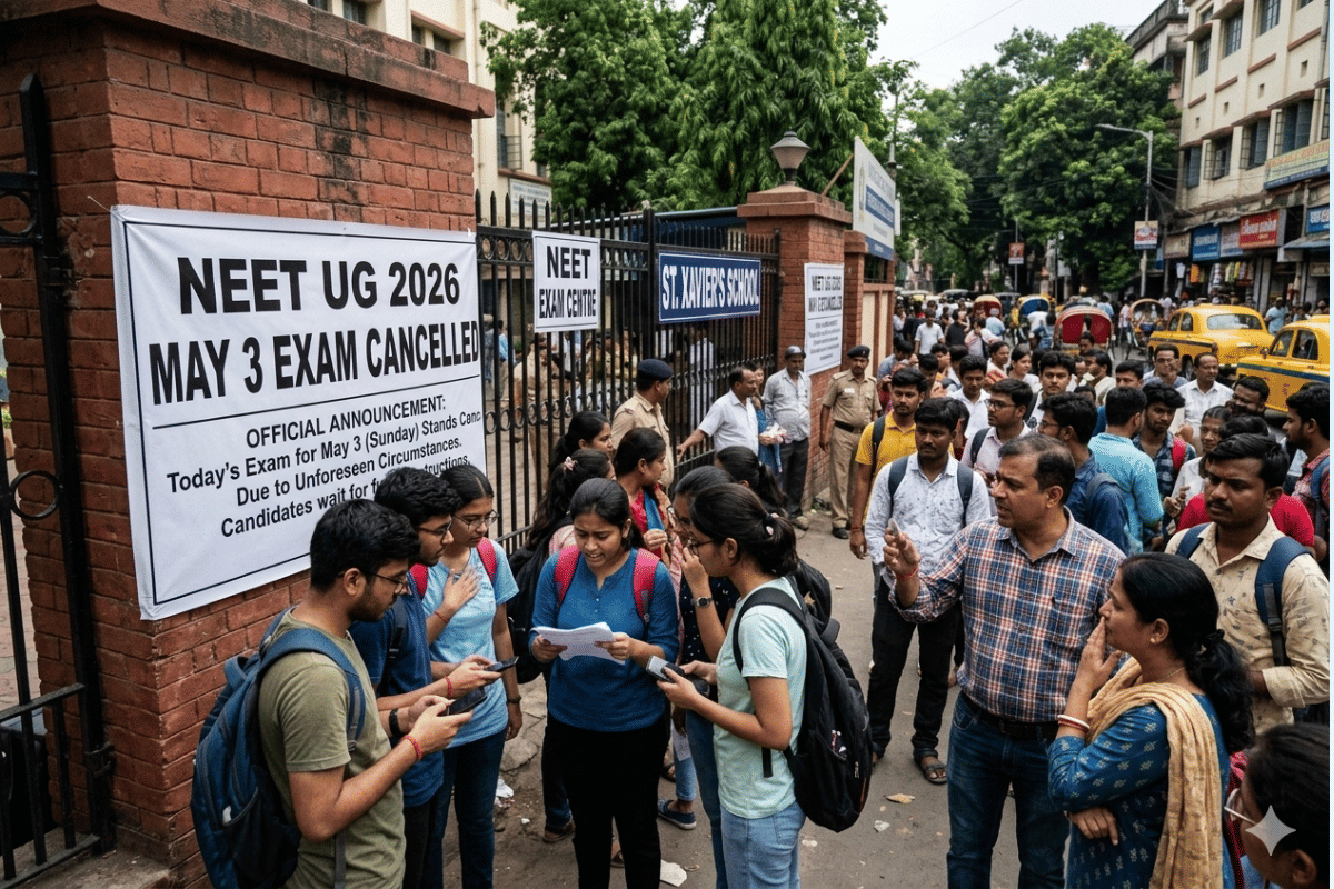 NEET UG 2026 May 3 Exam Cancelled