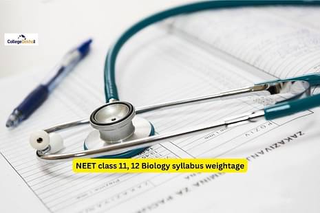 NEET Weightage 2023: नीट 2023 के लिए क्लास 11, 12 बायोलॉजी सिलेबस का वेटेज देखें