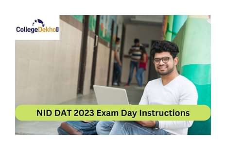 NID DAT 2023 Exam Day Instructions