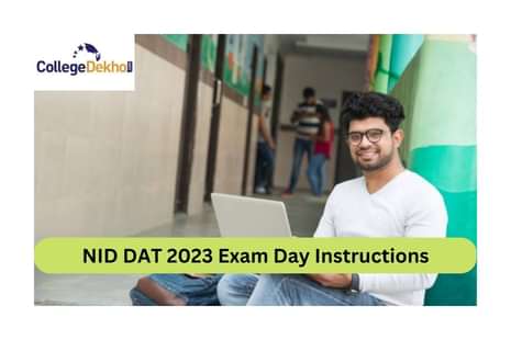 NID DAT 2023 Exam Day Instructions