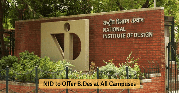 NID to Offer B.Des Courses at All Campuses