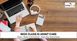 NIOS Class 10 Admit Card 2022