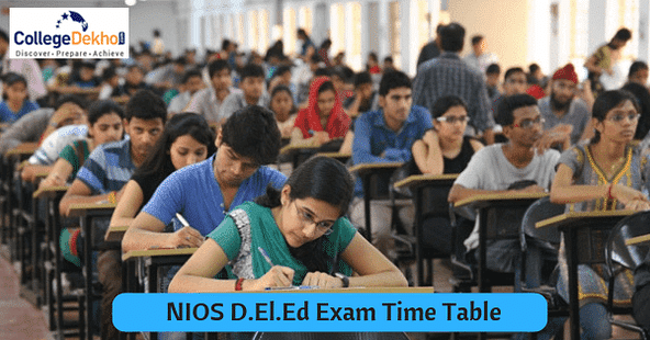NIOS 4th D.El.Ed Exam Revised Date Sheet 2019, Time Table