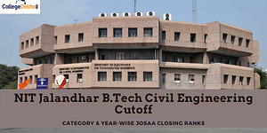 NIT Jalandhar Civil Engineering Cutoff 2024