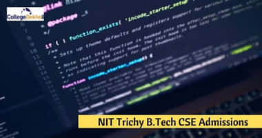 एनआईटी त्रिची बी.टेक सीएसई कटऑफ 2025