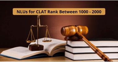 NLUs for CLAT Rank Between 1000-2000