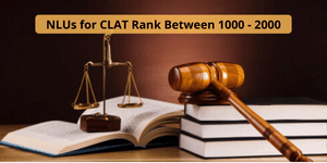 NLUs for CLAT Rank Between 1000-2000
