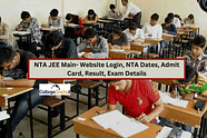 NTA JEE Main 2024 - Website Login, NTA Dates, Admit Card, Result, Exam Details