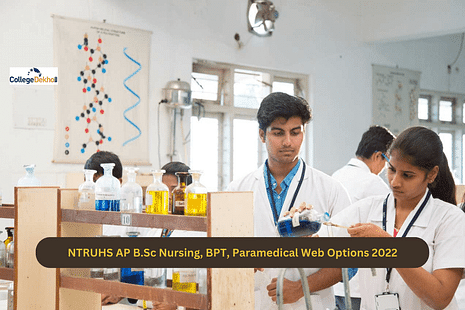 NTRUHS AP B.Sc Nursing, BPT, Paramedical Web Options 2022