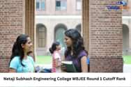 Netaji Subhash Engineering College WBJEE Round 1 Cutoff Rank 2025 (Out)