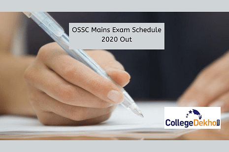 OSSC Mains Exam Schedule 2020 (Out); exam schedule