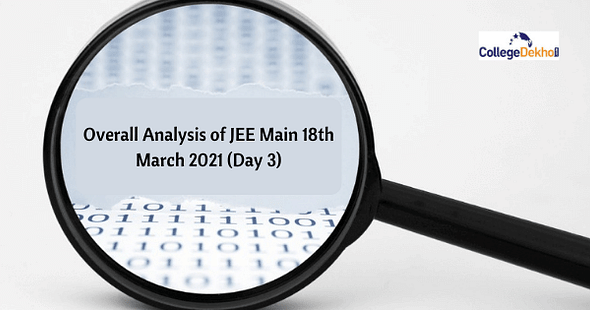 Overall Analysis of JEE Main 18th March 2021 (Day 3)